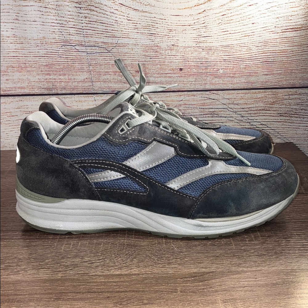 Pre Owned SAS Footwear Men's Blue Gray Journey Mesh Lace Up Sneaker Size 14N
